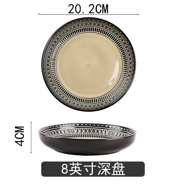 European and American Ceramic Tableware Dinner set