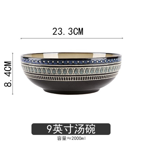 European and American Ceramic Tableware Dinner set
