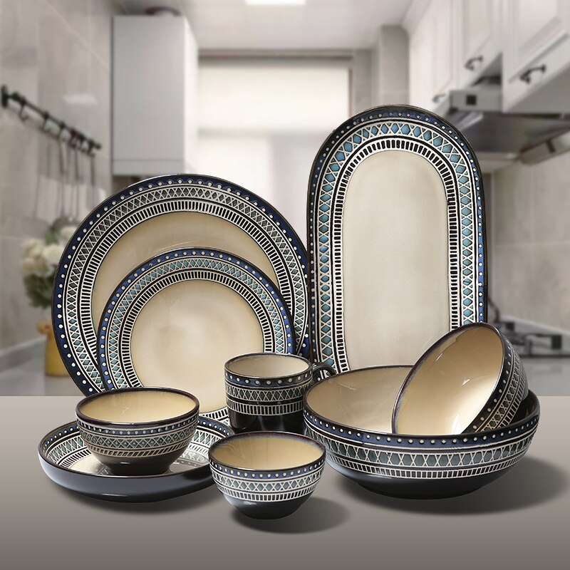 European and American Ceramic Tableware Dinner set