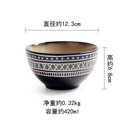 European and American Ceramic Tableware Dinner set