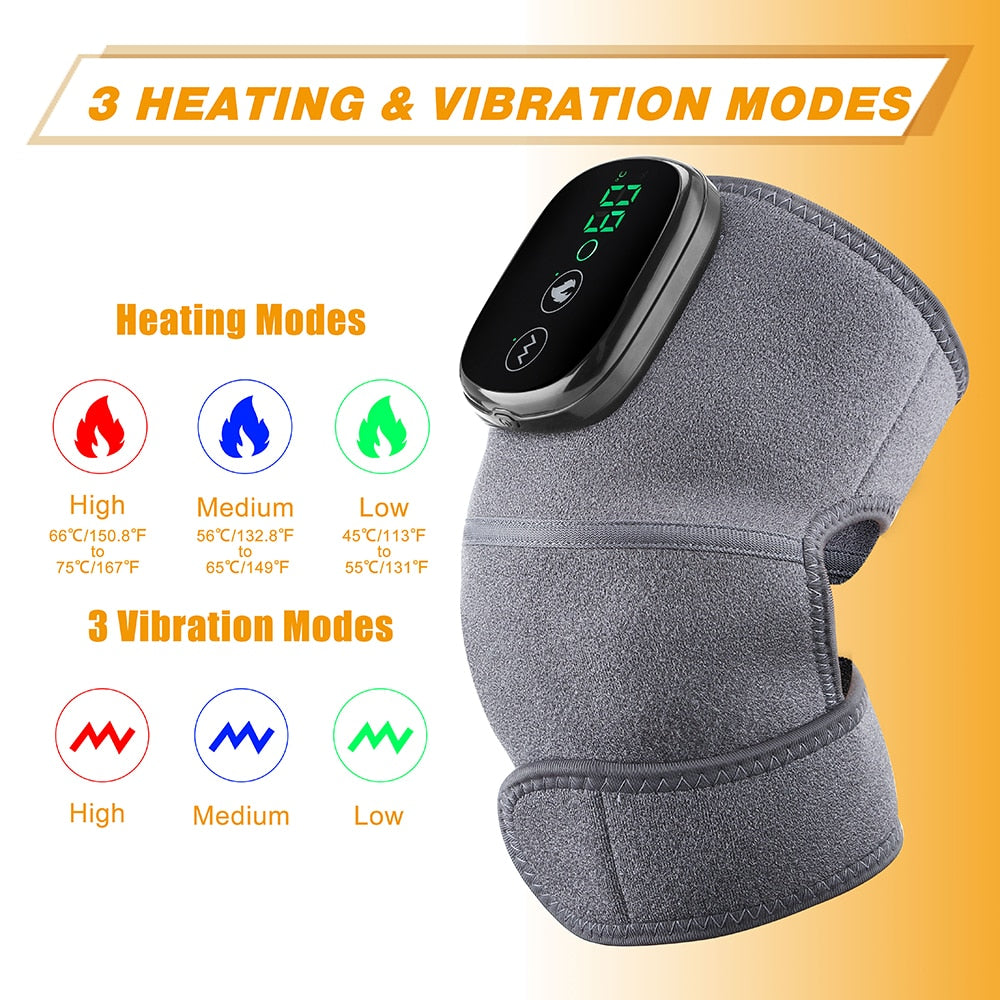 Electric Heating Therapy Knee Vibration Massager