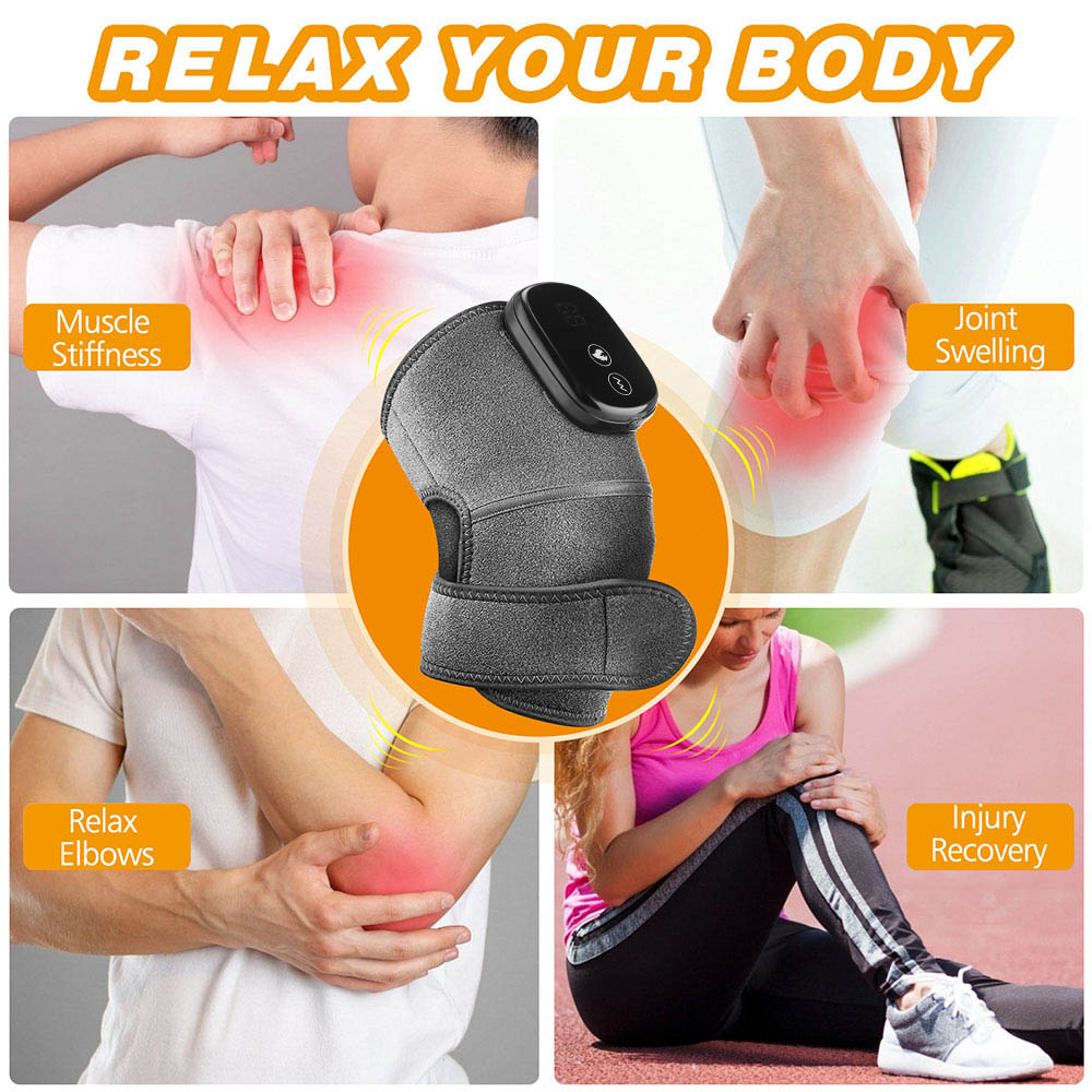 Electric Heating Therapy Knee Vibration Massager