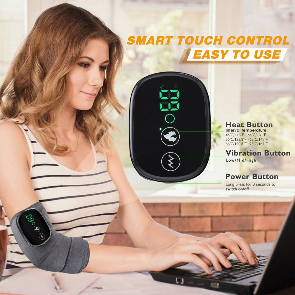 Electric Heating Therapy Knee Vibration Massager
