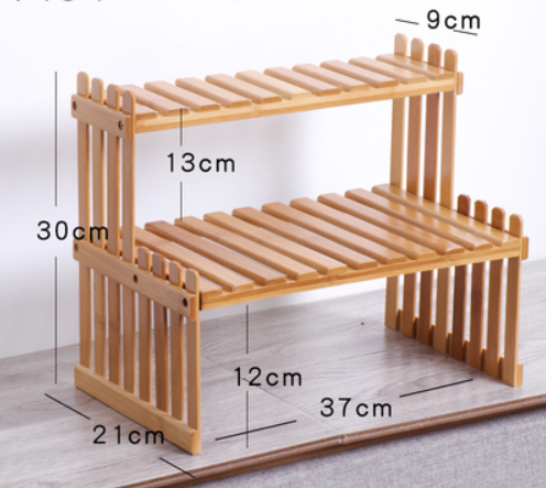 Bamboo Flower Stand Garden Organizer