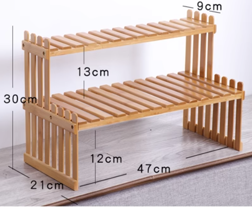 Bamboo Flower Stand Garden Organizer