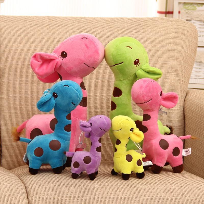 Pack of 3 Giraffe Unisex Cute Plush Soft Toy - mishiKart