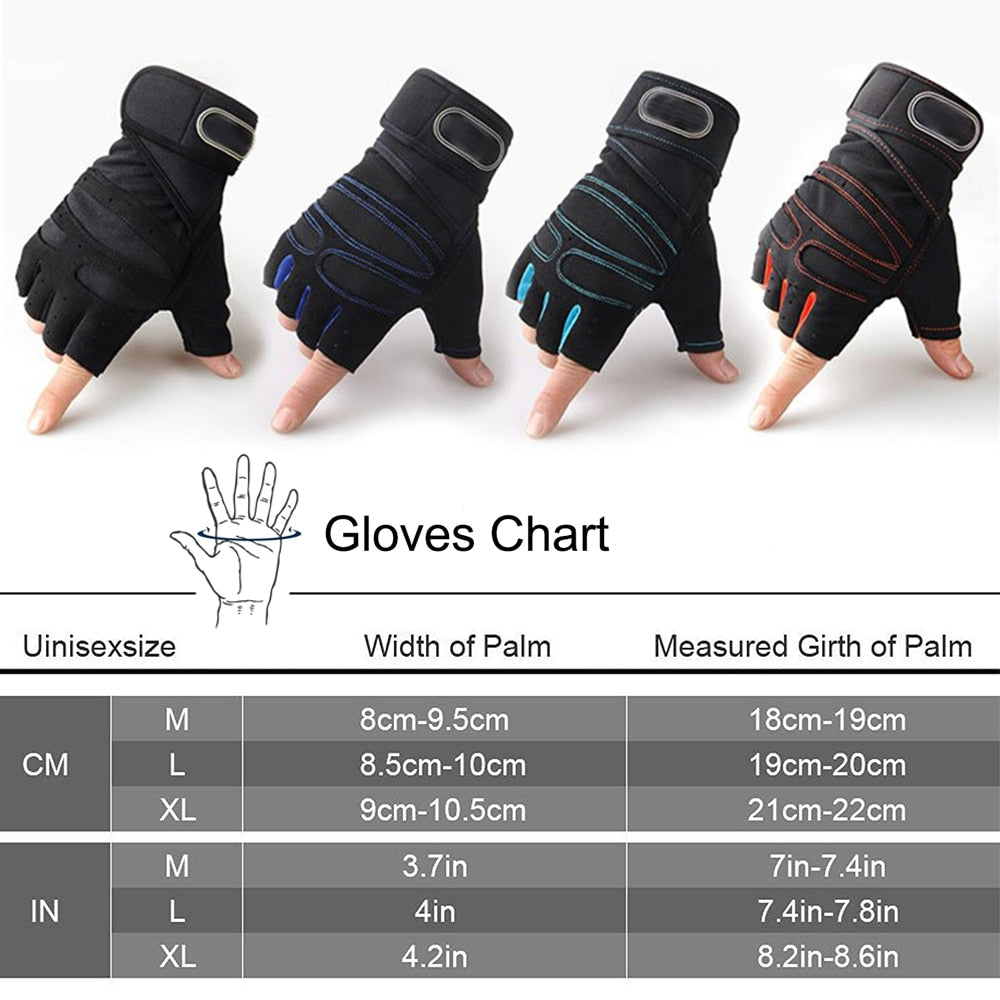 Pair of Gym Gloves Weight Lifting Gloves