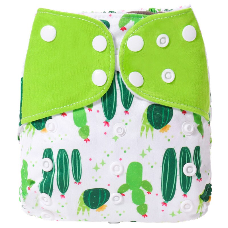 Pack of 5 - Reusable Cloth Diaper Adjustable Baby Nappies Washable Fit 3-15 kg
