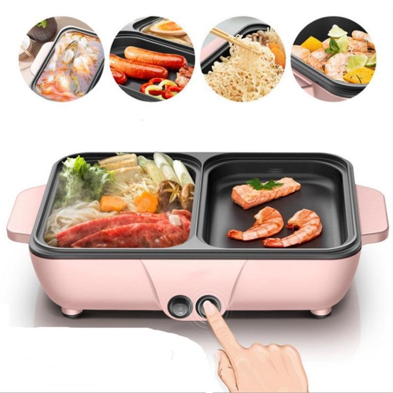 Mini Hotpot Cooking Pot Barbecue Non-Stick BBQ Heating Pan - mishiKart