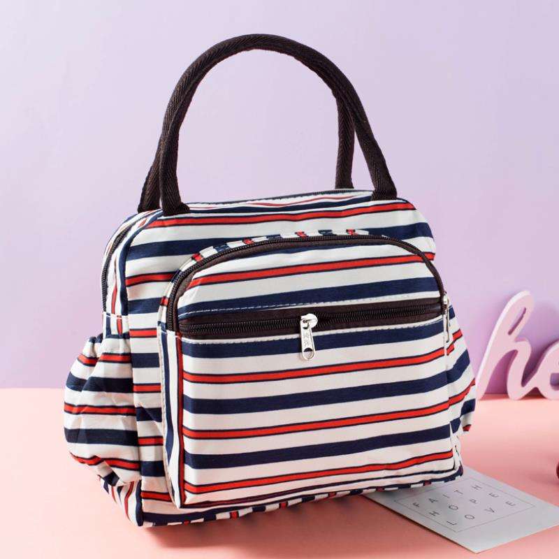 Portable Lunch Bag Thermal Insulated Tote Cooler Bag