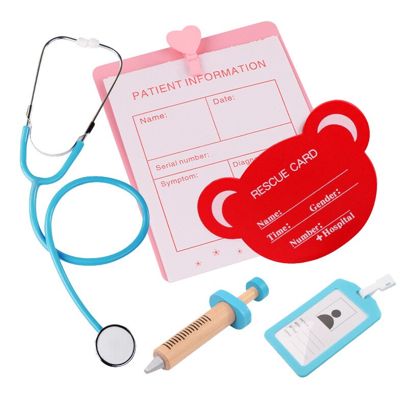 Pretend Play Doctor Set Nurse Injection Medical Kit Role Play for Children