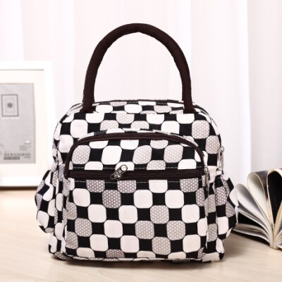 Portable Lunch Bag Thermal Insulated Tote Cooler Bag