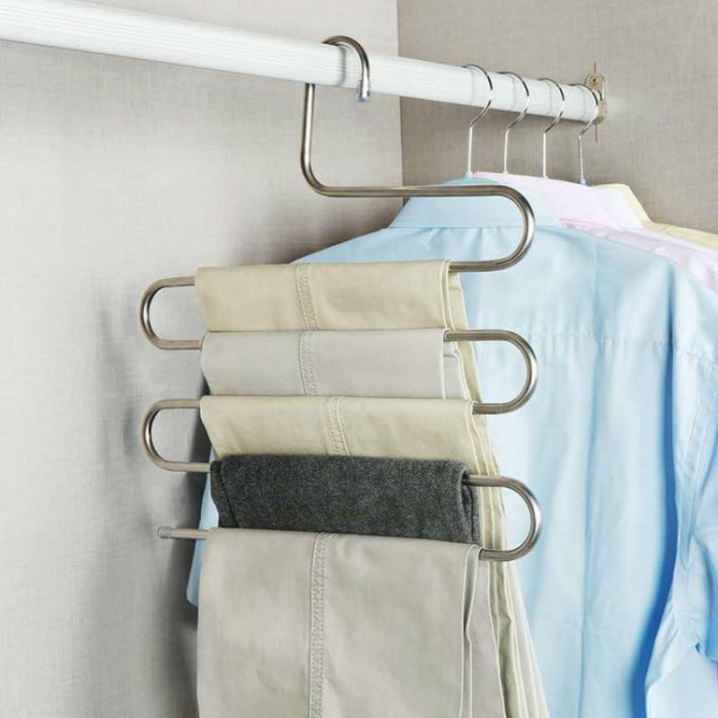Pack of 3 Multi Layer Hanger Rack S Type - mishiKart