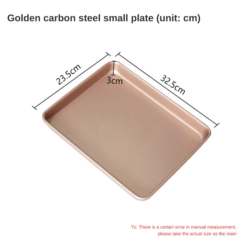 Rectangular Baking Tray Nonstick Carbon Steel Baking Pan Cake
