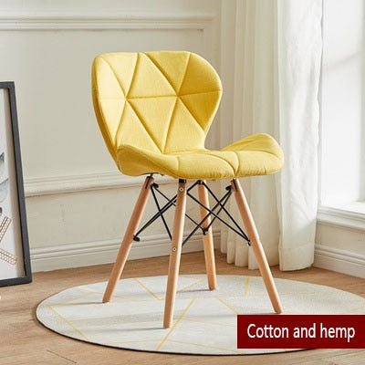 Nordic Dining Chair Desk Makeup Stool