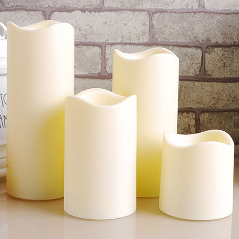 Pack of 2 Flameless LED Candles For Decoration