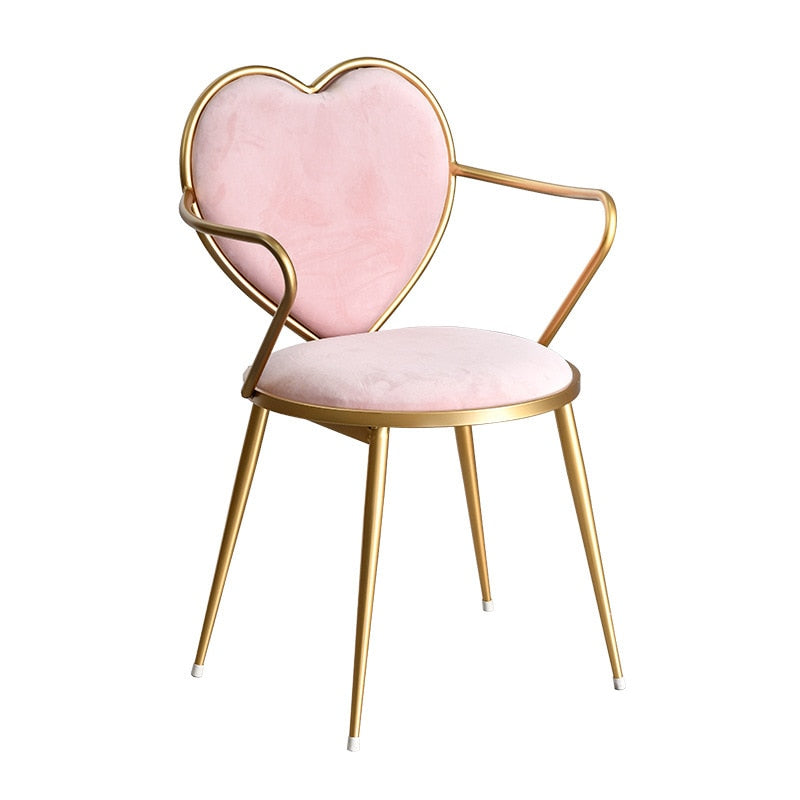Heart-Shaped Nordic Creative Dining Chair