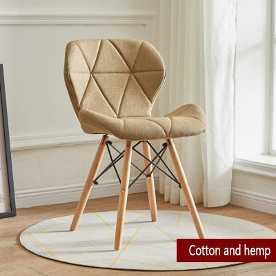 Nordic Dining Chair Desk Makeup Stool
