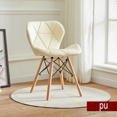 Nordic Dining Chair Desk Makeup Stool