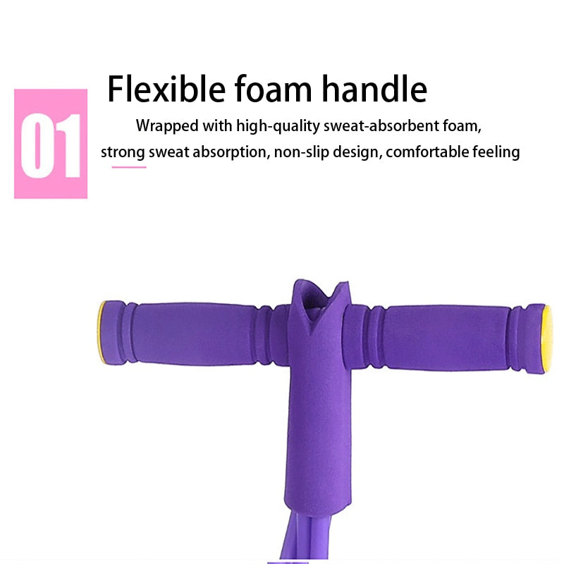 4 Tubes Resistance Bands Elastic Pull Ropes Exerciser