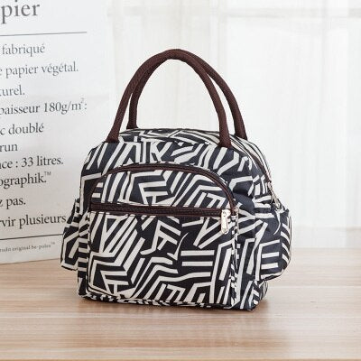 Portable Lunch Bag Thermal Insulated Tote Cooler Bag