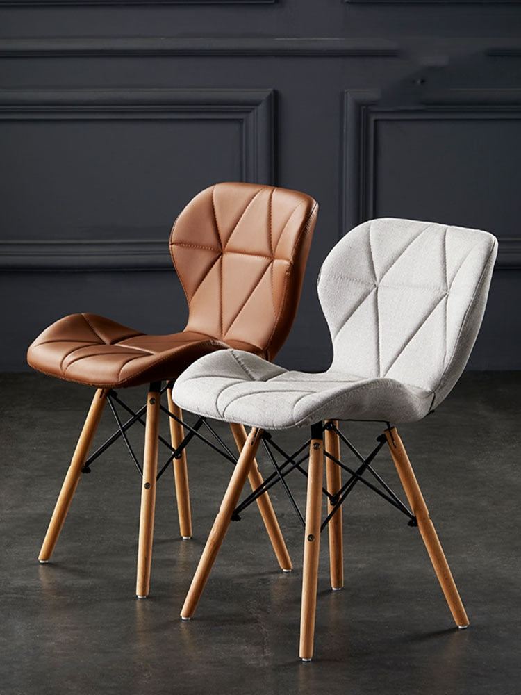 Nordic Dining Chair Desk Makeup Stool