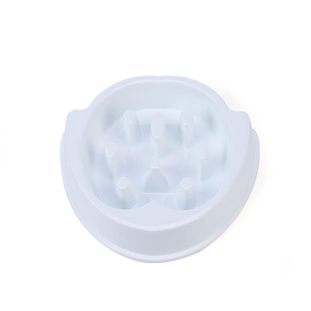 Pet Dog Feeding Food Bowls Puppy Slow Eating Feeder