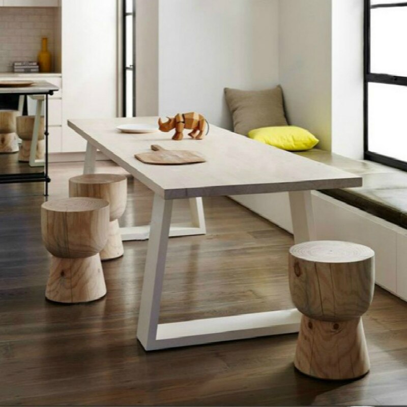 Natural Solid Wood Strong Stool Dining Stool