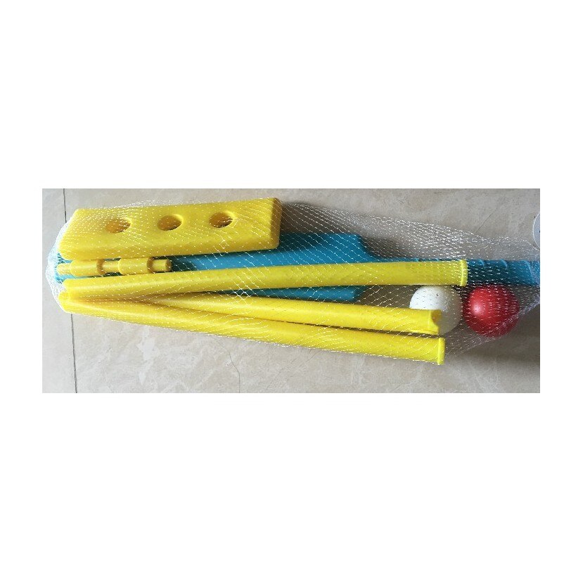 Children's Plastic Cricket Bat Balls Set Sports Toys