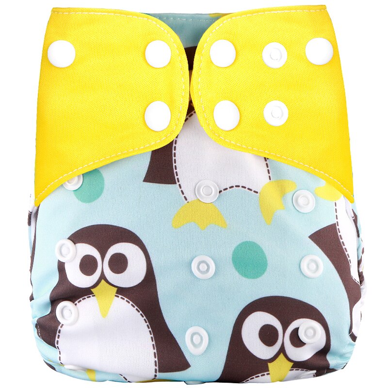Pack of 5 - Reusable Cloth Diaper Adjustable Baby Nappies Washable Fit 3-15 kg