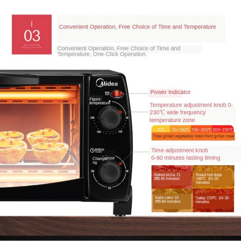 Midea Mini Baking Oven 10L with 2 Layers - mishiKart