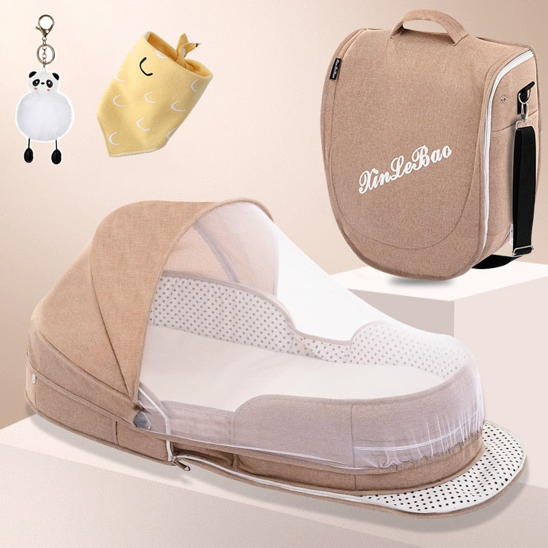 Breathable Portable Sleeping Baby Bed Crib Mosquito Nest For Newborns