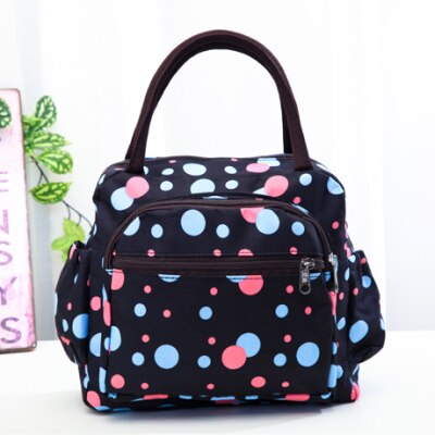 Portable Lunch Bag Thermal Insulated Tote Cooler Bag