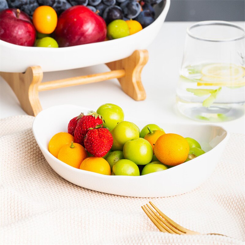 Creative Ceramic Dish Multi-layer Fruit Sushi Plate Snack Plate