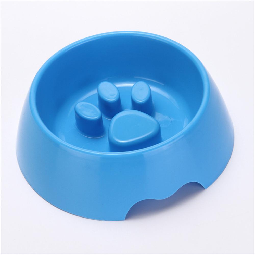 Pet Dog Feeding Food Bowls Puppy Slow Eating Feeder