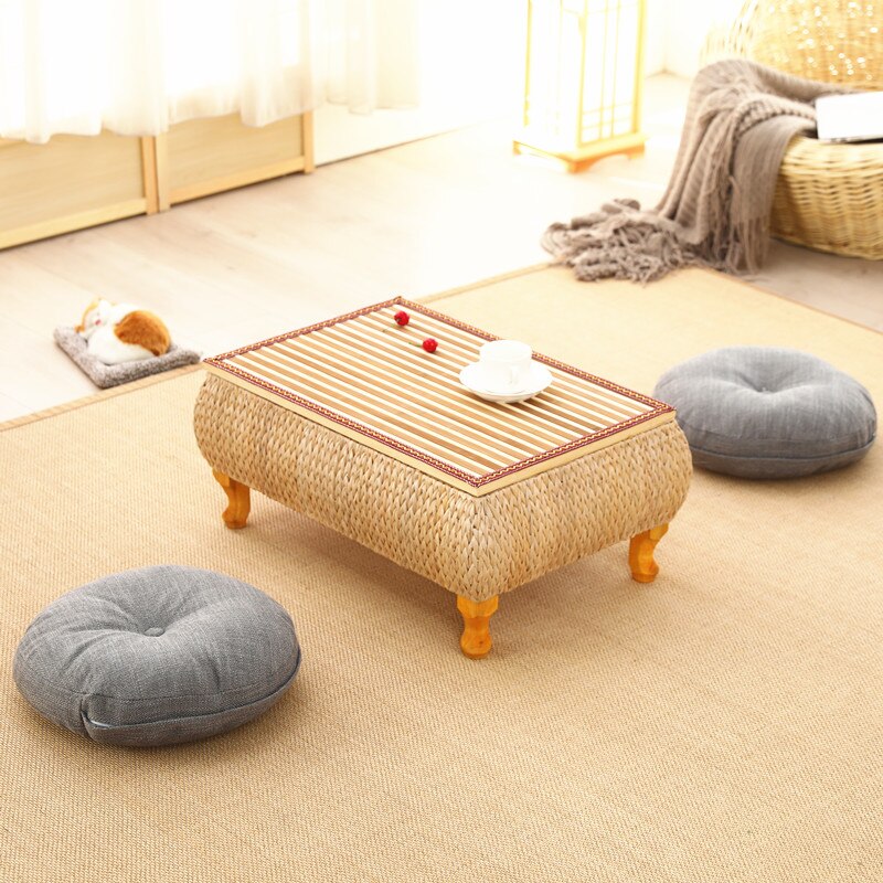 Japanese Rattan Coffee Table