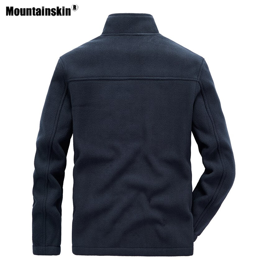 Mountain Men's Hiking Fleece Jackets Thermal Windproof