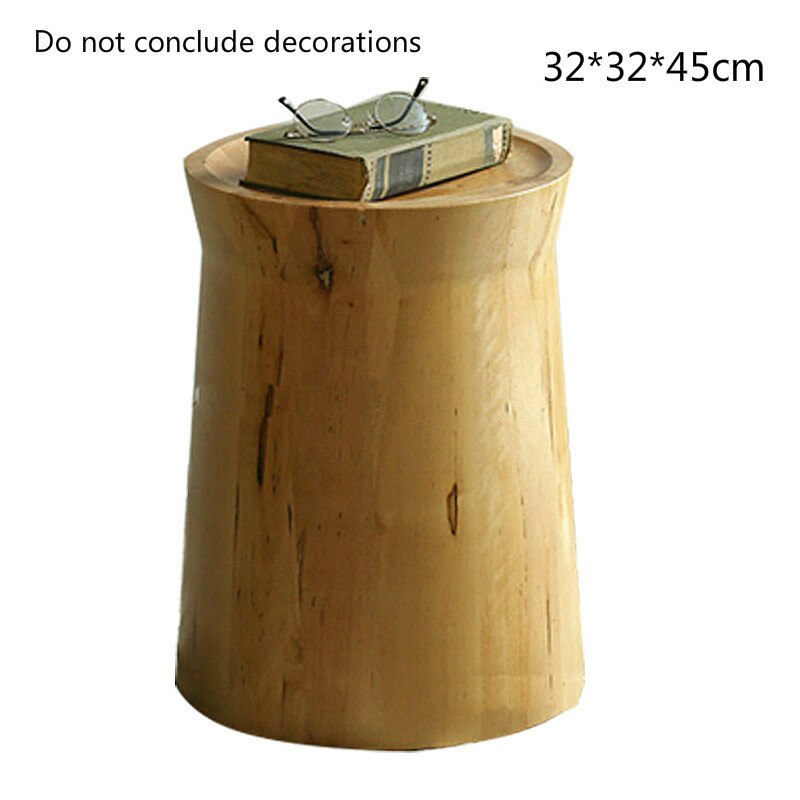 Natural Solid Wood Strong Stool Dining Stool