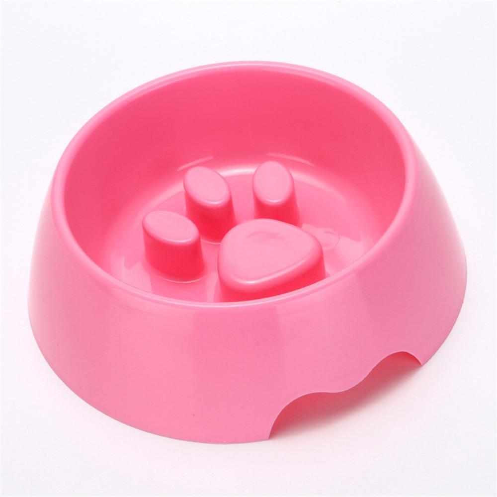 Pet Dog Feeding Food Bowls Puppy Slow Eating Feeder