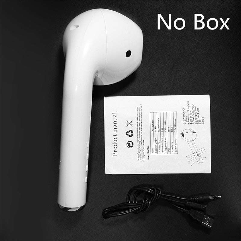 Giant Portable Headset Bluetooth Speaker with FM Radio Mic TF Card AUX Cable