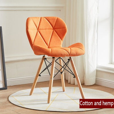 Nordic Dining Chair Desk Makeup Stool