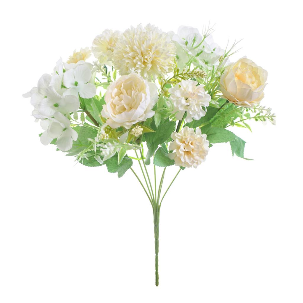 Fake Cloth Peony Flowers Birthday Ornament