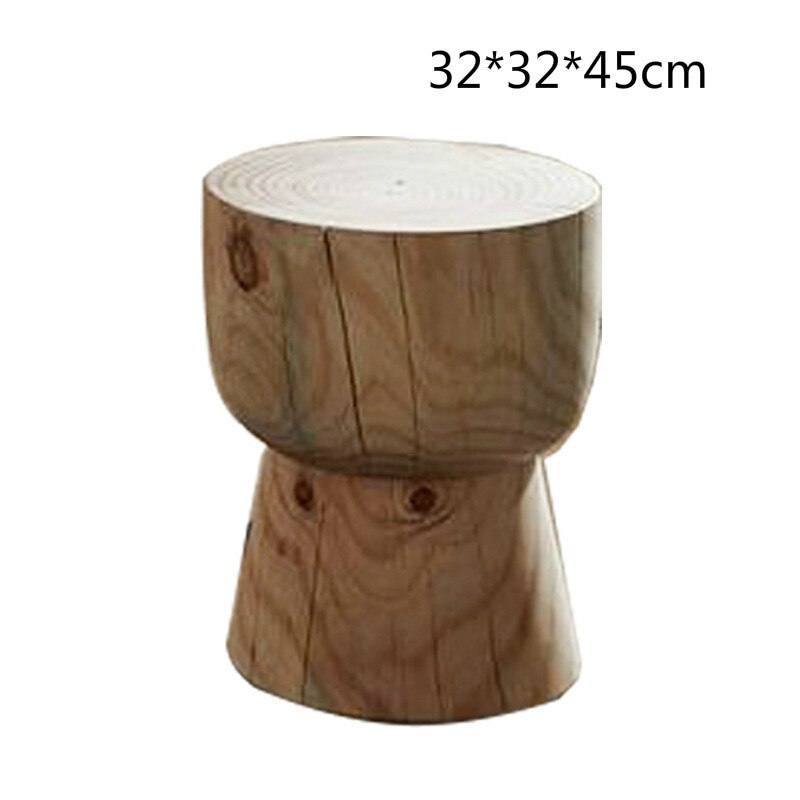 Natural Solid Wood Strong Stool Dining Stool