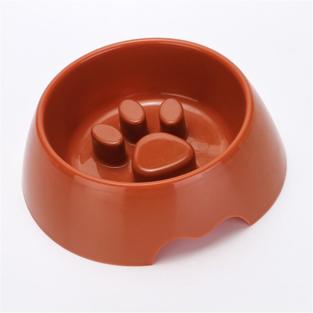 Pet Dog Feeding Food Bowls Puppy Slow Eating Feeder