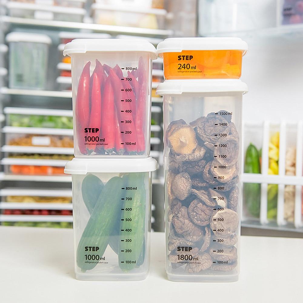 Kitchen Food Storage Box Airtight Plastic Containers - mishiKart