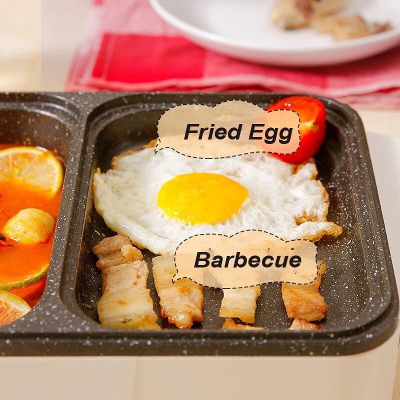 Mini Hotpot Cooking Pot Barbecue Non-Stick BBQ Heating Pan - mishiKart