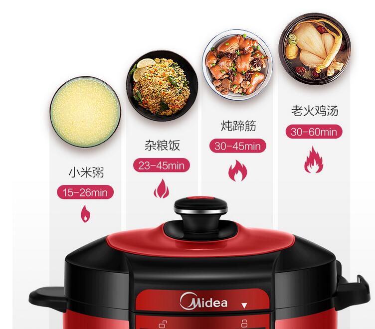 Midea 6L Pressure Cooker Electric Rice Cooker WQC60A5