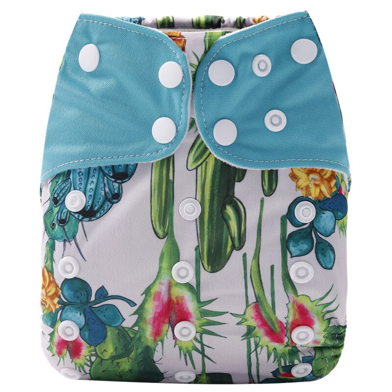 Pack of 5 - Reusable Cloth Diaper Adjustable Baby Nappies Washable Fit 3-15 kg