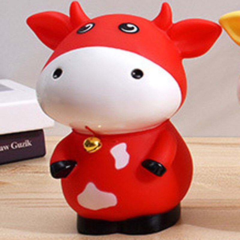 Piggy Bank for Kids - Animal Cow Money Box Safe