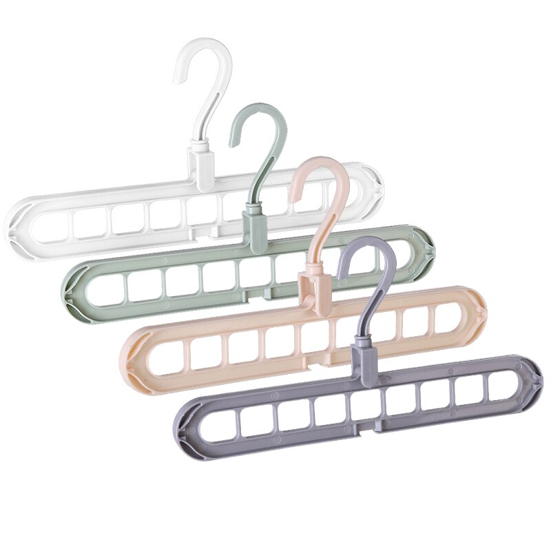 Pack of 4 Clothes hanger 8-piece Wardrobe Smart Rotating Hanger